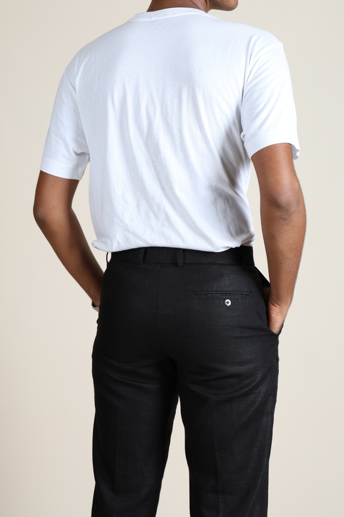 Pure Linen Semi Formal Trousers