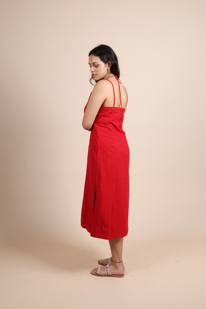 Organic Cotton Midi Dress