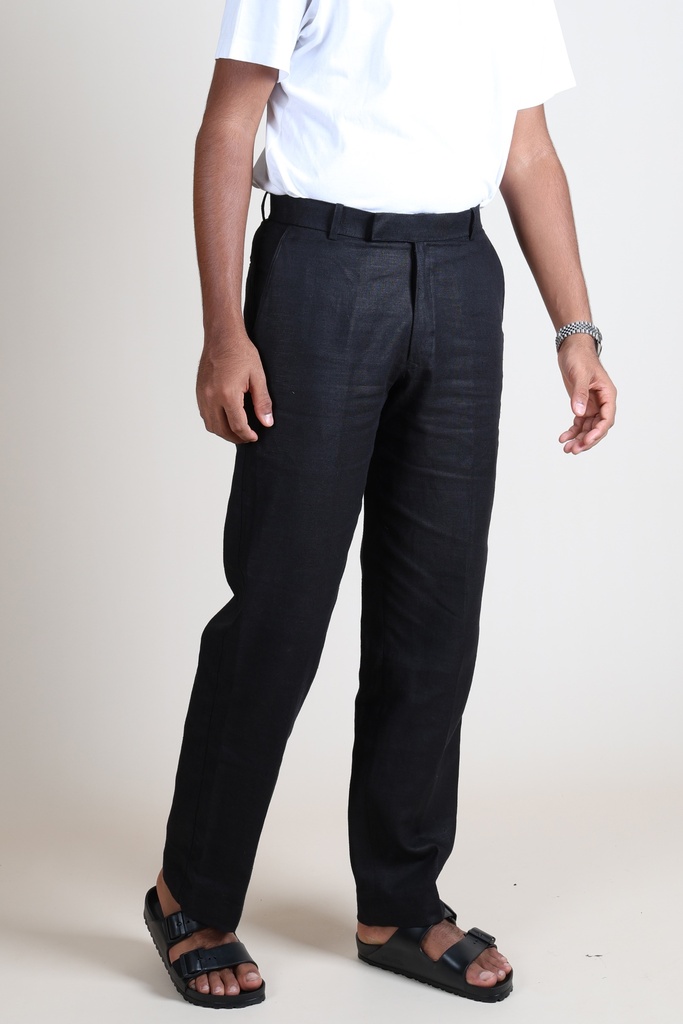 Pure Linen Semi Formal Trousers